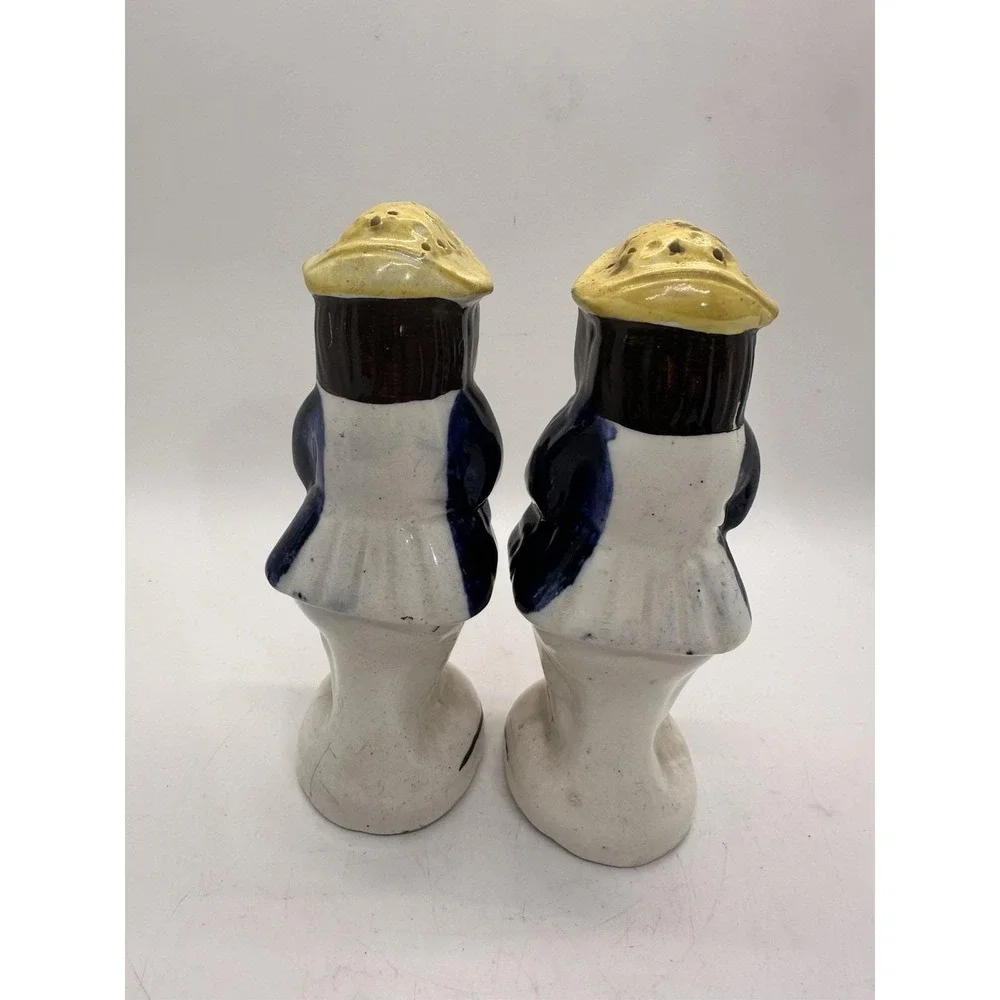 Vintage Staffordshire Style Figural Toby Salt & Pepper Shakers Pair‎